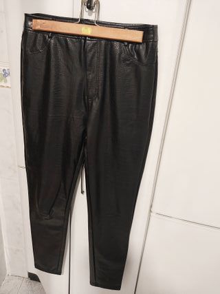 Pantalón mujer polipiel