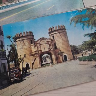 Lote 6 postales antiguas Badajoz y sobre milenio