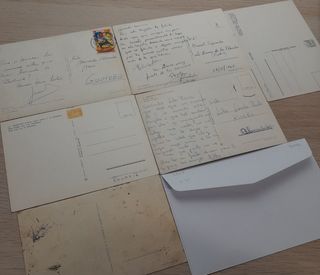 Lote 6 postales antiguas Badajoz y sobre milenio