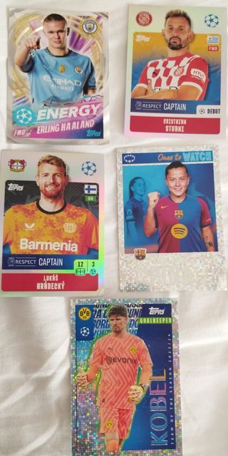 Cromos champions league topps