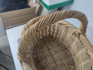 Cesta de mimbre grande