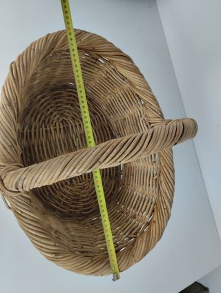 Cesta de mimbre grande