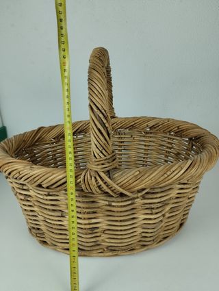 Cesta de mimbre grande