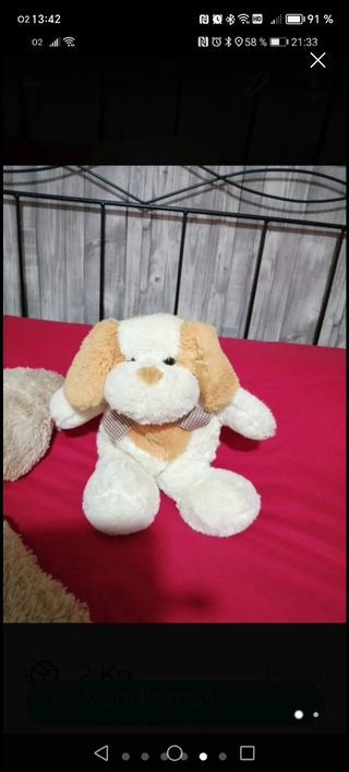 Lote peluches y cojines