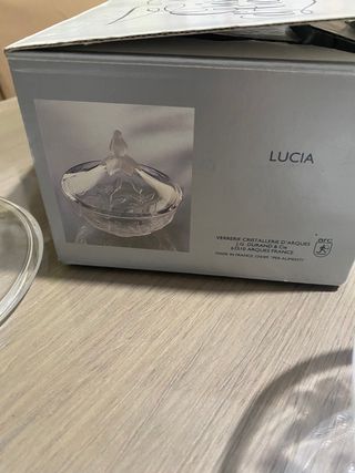 Porta caramelle in vetro