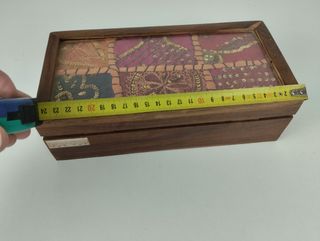Caja de madera, para recuerdos
