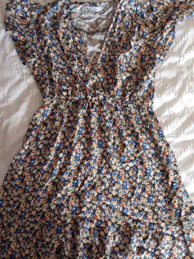 Vestido fluido flores