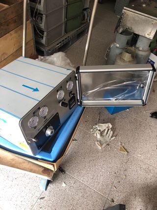 Mezclador gases para embasado de alimentos