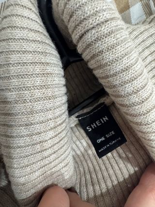 Jersey cuello alto Shein