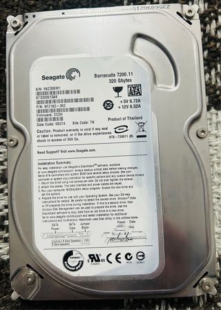 Disco duro Seagate 320 gb