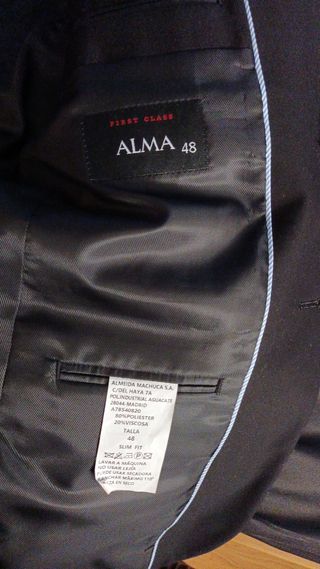 Traje de hombre
