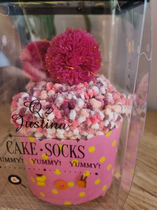 3 pares Calcetines divertidos forma de Cupcakes