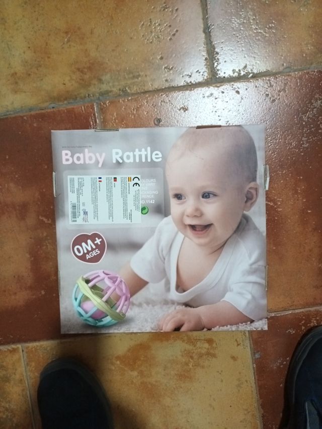 SONAJERO para bebe BABY RATTLE con bola