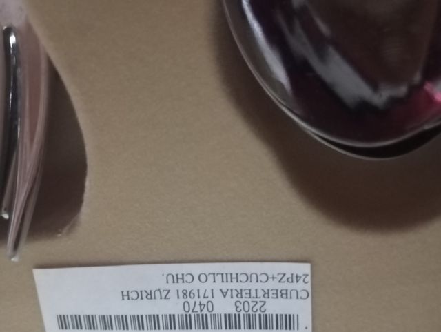 Cubertería 24piezas acero inoxidable