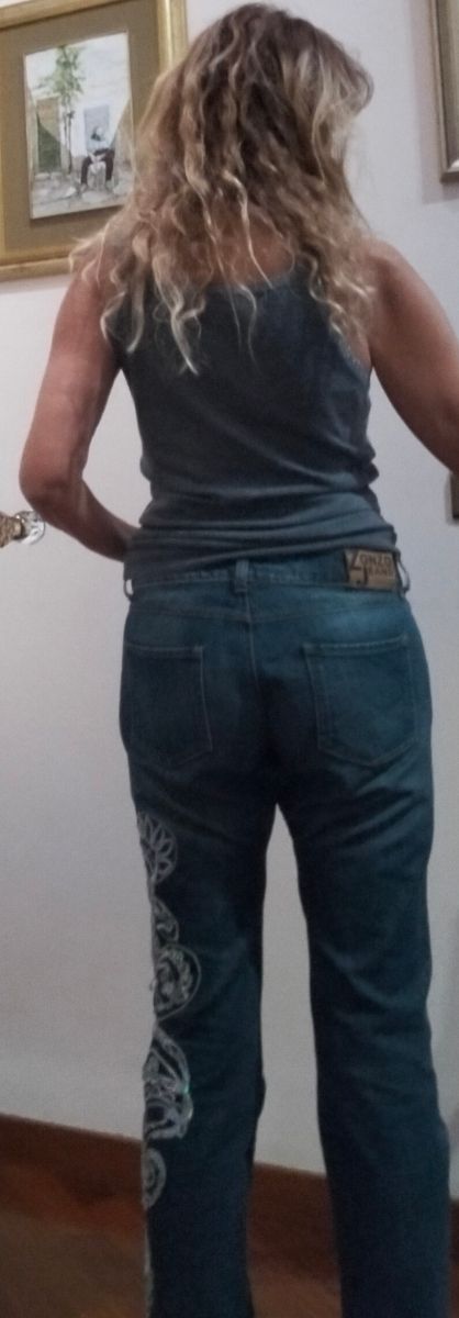 Jeans donna con paillettes  Zonzo Jeans 28=42