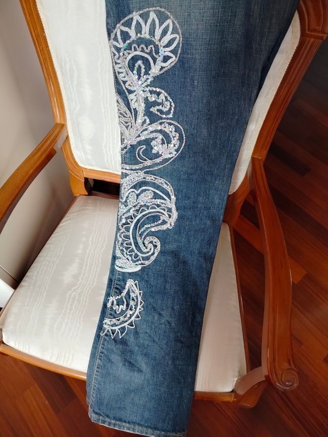 Jeans donna con paillettes  Zonzo Jeans 28=42