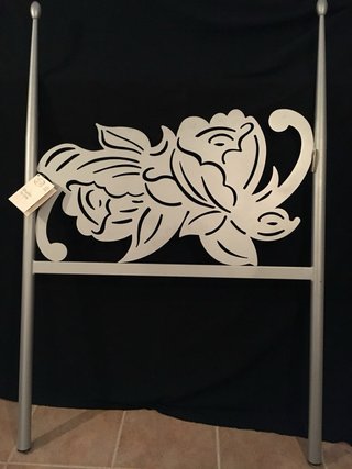 Cabezal cama de forja.
