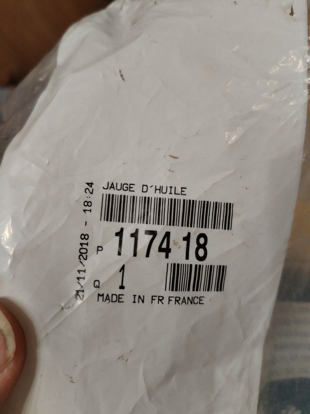 Varilla de aceite Peugeot