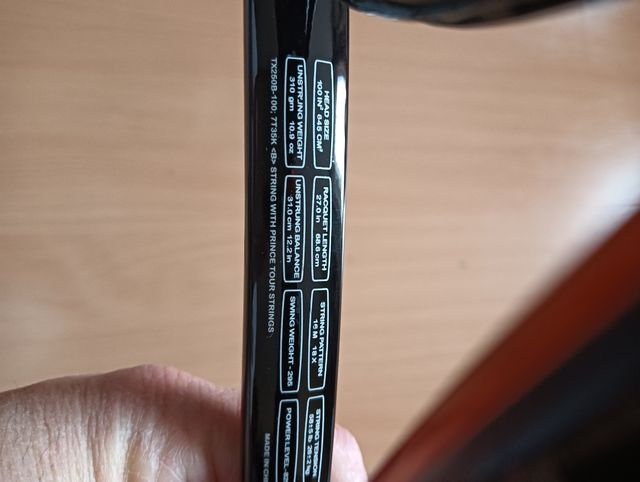 Raqueta Prince tour 100 16X18