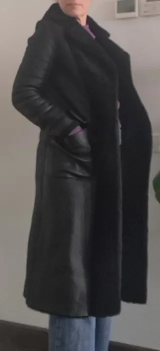 Abrigo moutón / shearling reversible