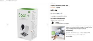 Kit Alarma iSmartAlarm IHISA1G + 2 Cámaras Spot+