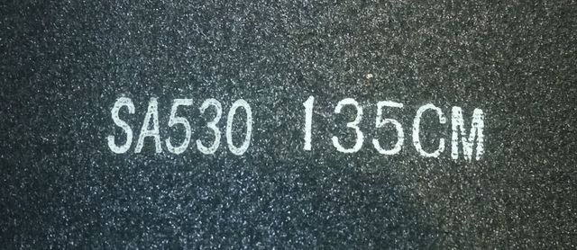 Cinturón Piel estampado 135 cm