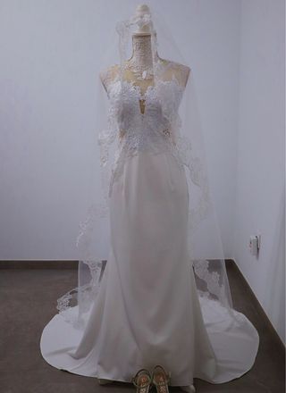 Vestido novia (S/M) 