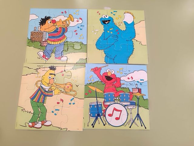 Puzzle vintage barrio sesamo