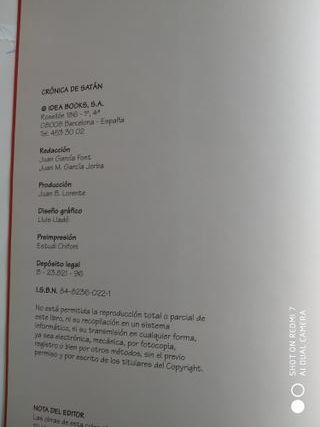 CRONICA DE SATAN
