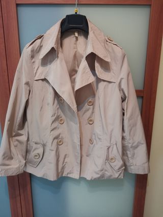 trench donna beige