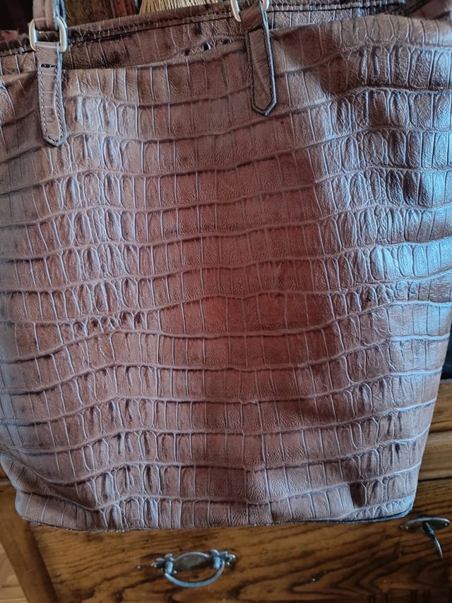 Bolso d piel ,d Máximo Dutti