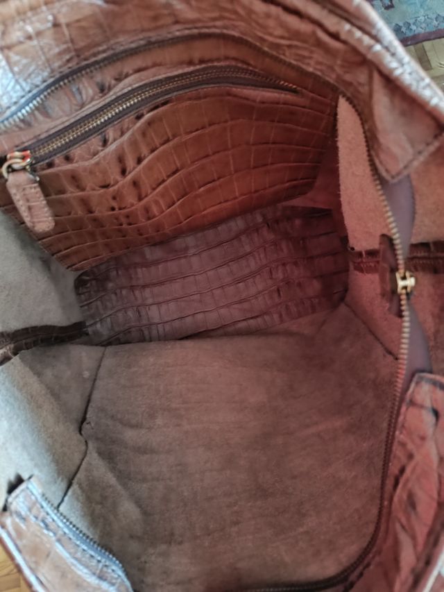 Bolso d piel ,d Máximo Dutti