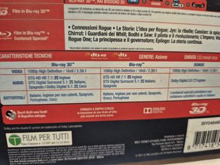 STAR WARS ROGUE ONE BLURAY 3D + DISCO BONUS