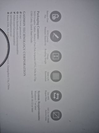 Tableta Gráfica gaomon dibujo