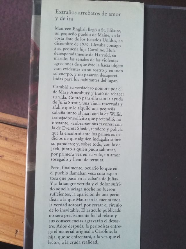 Extraños arrebatos de amor y de ira