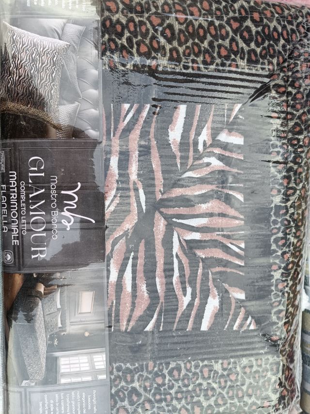 Lenzuola matrimoniali flanella policotone 