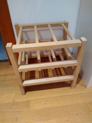 Botellero de madera