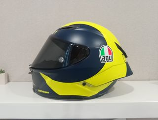 Casco agv Pista GP R " firmado Rossi"