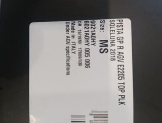 Casco agv Pista GP R " firmado Rossi"