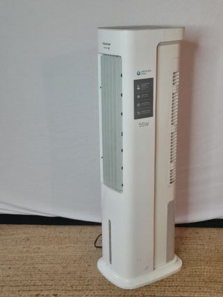 Climatizador evaporativo, 55W 3 vel color blanco.