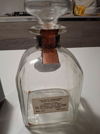 Bottiglie da collezione vecchia romagna
