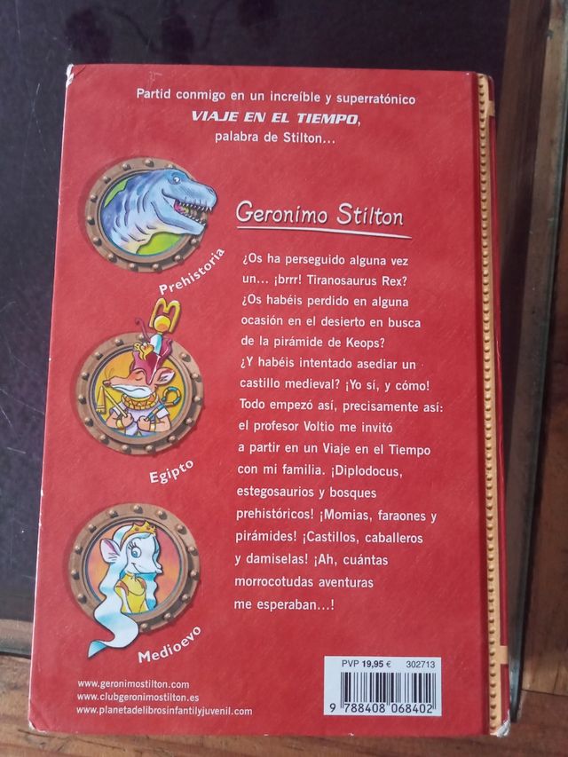 Los 2 x 6€, lote 2 libros Gerónimo Stilton tapa d