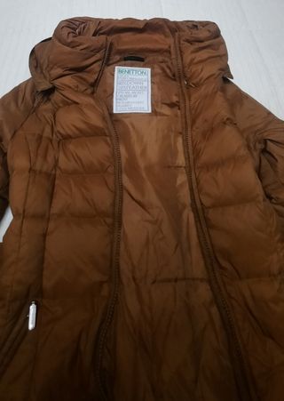 Cazadora mujer plumas