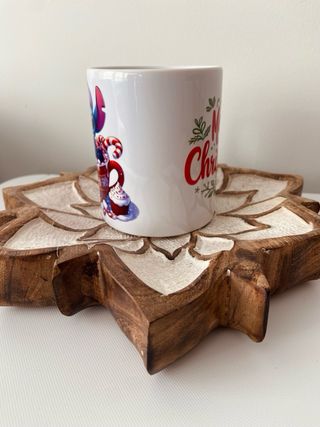 Taza de Stitch Navidad