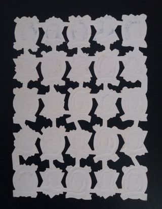 Lámina cromos TROQUELADOS