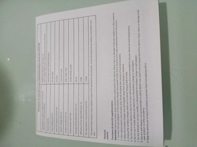 Caricatore wireless Belkin Boost Charge 15w