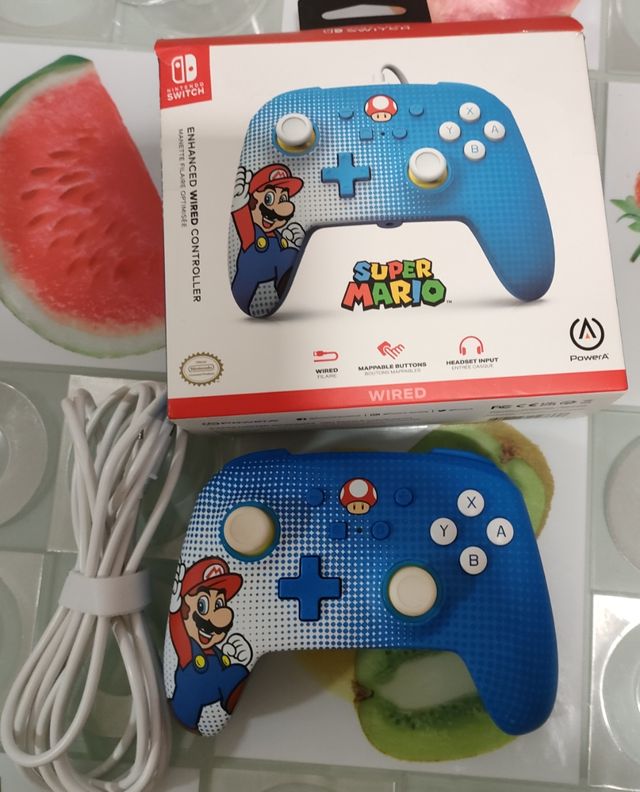 Mando para la Nintendo switch de Mario