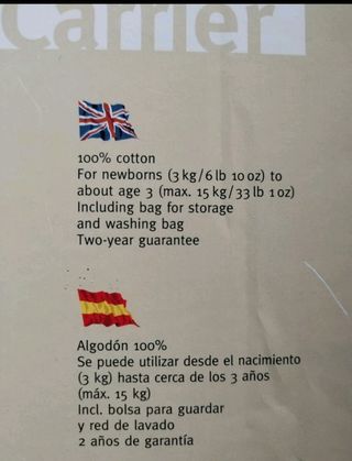 Mochila portabebés Storchenwiege