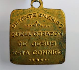 MEDALLA ESMALTADA “VENGA TU REINO” Corazon d Jesus
