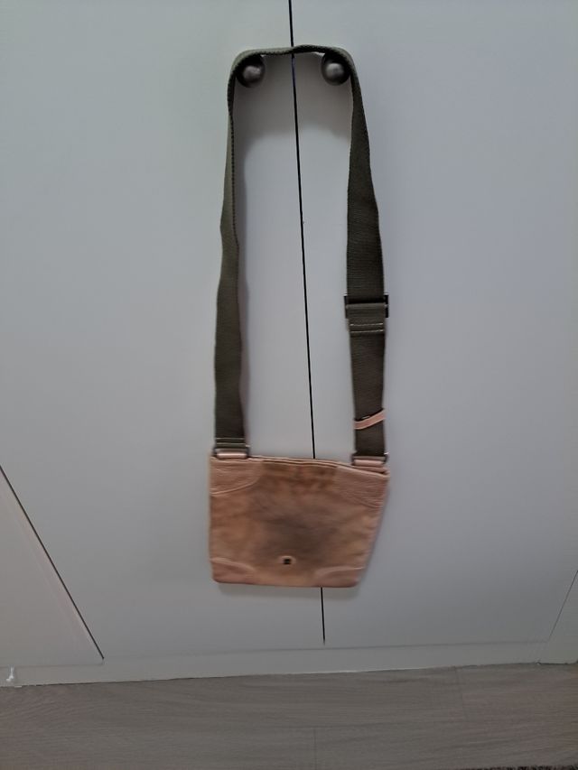 Bolso bandolera de piel de Purificación Garcia